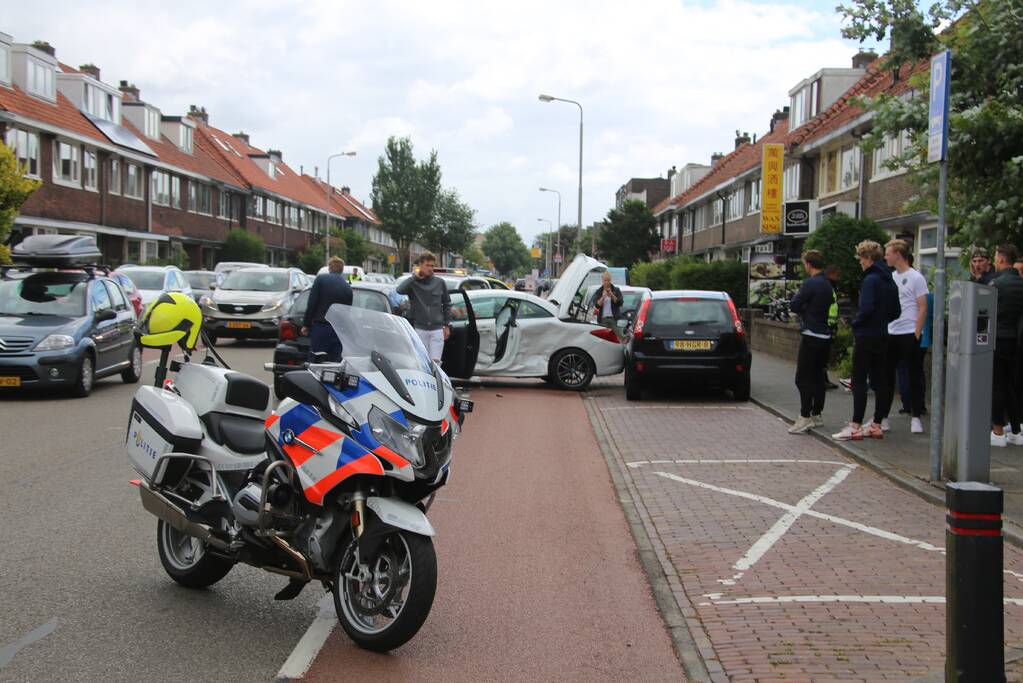 Veel schade bij aanrijding