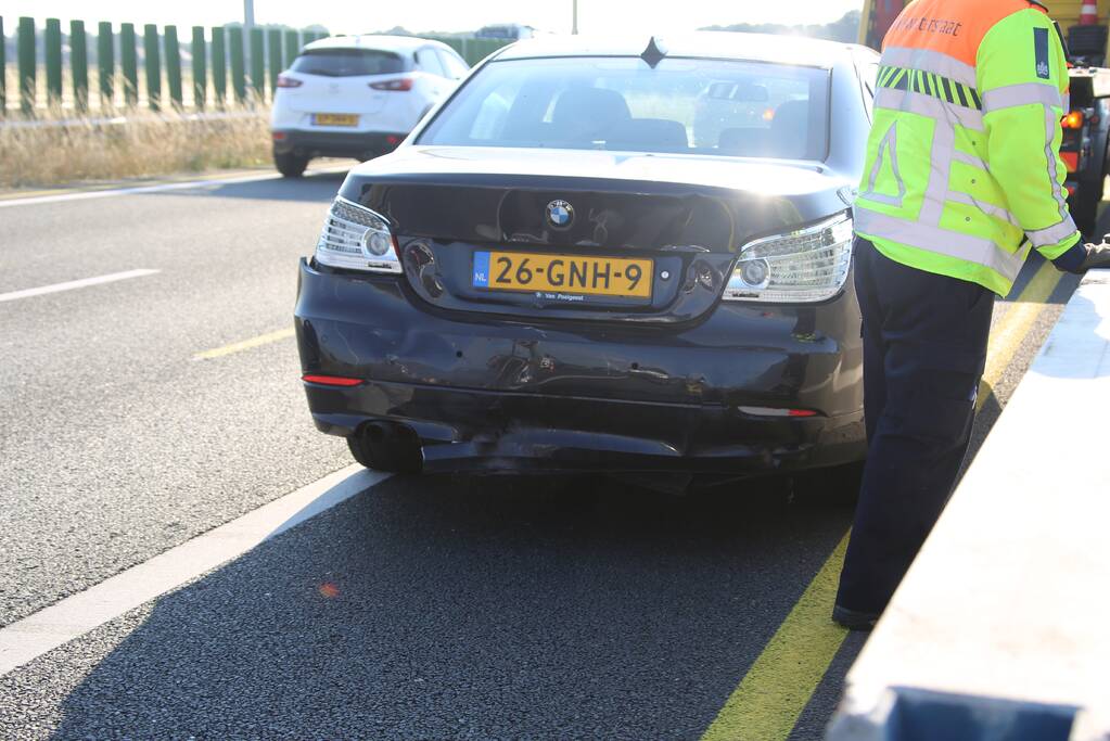 Dronken bestuurder klapt op voorganger