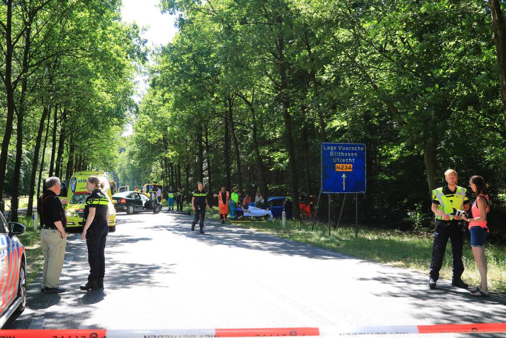 Meerdere gewonden na frontale aanrijding