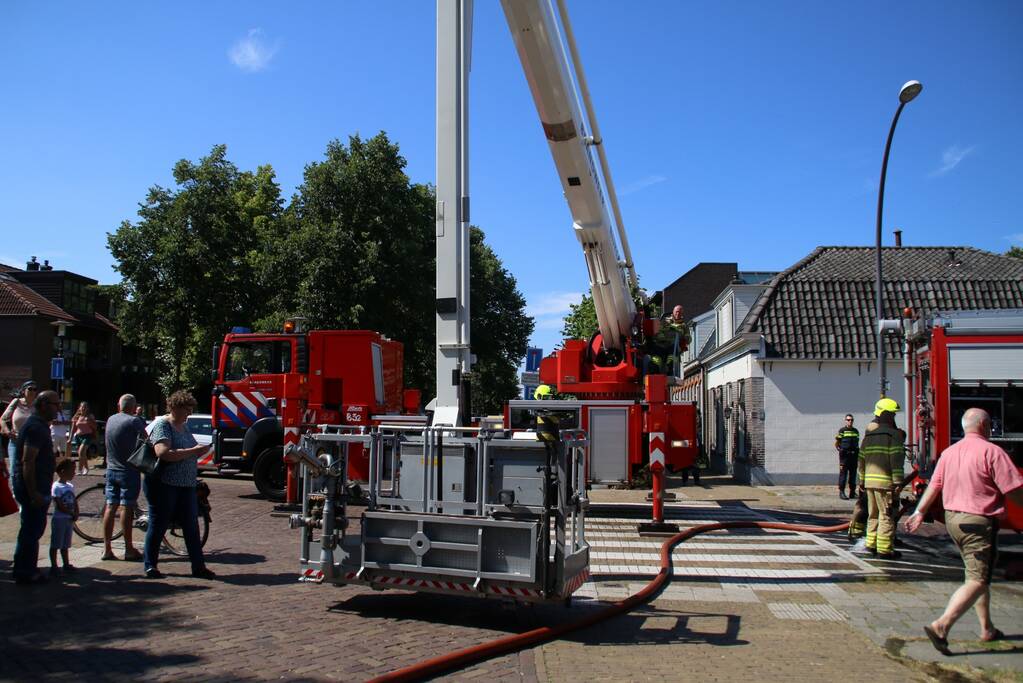 Brand in schuur van Geurts Tweewielers