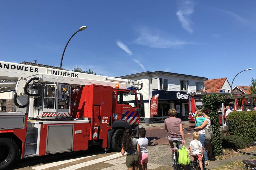 Brand in schuur van Geurts Tweewielers