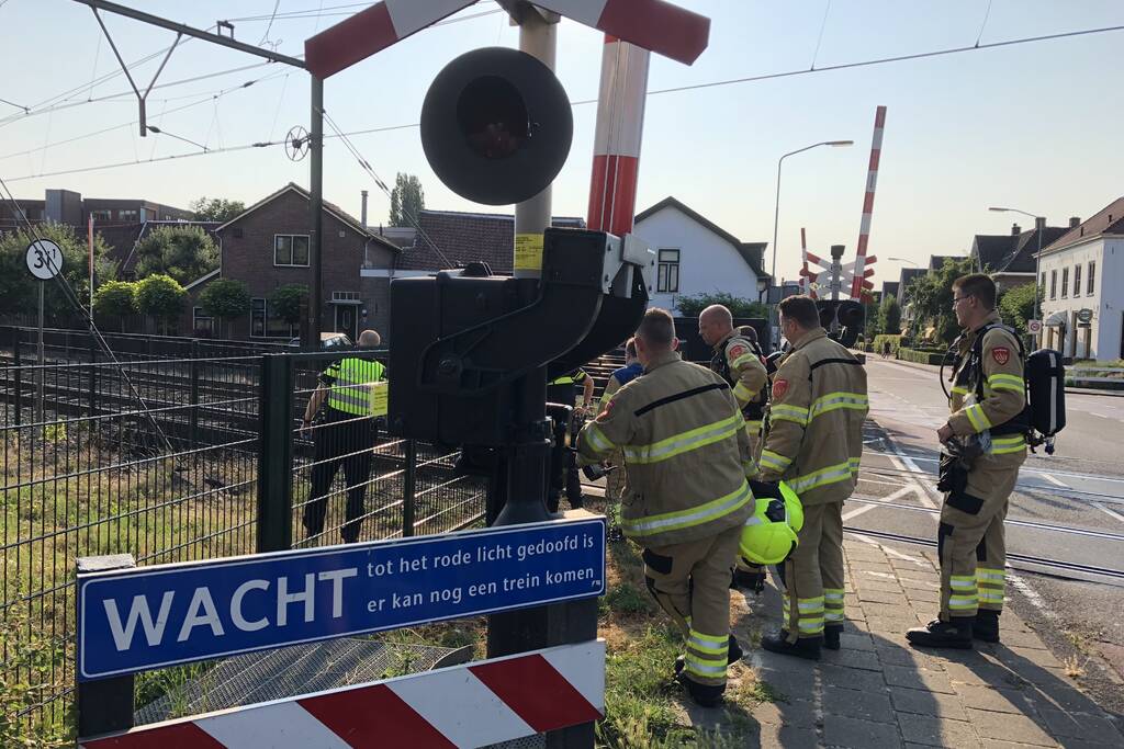 Treinverkeer vertraagd door brand in spoorbiels