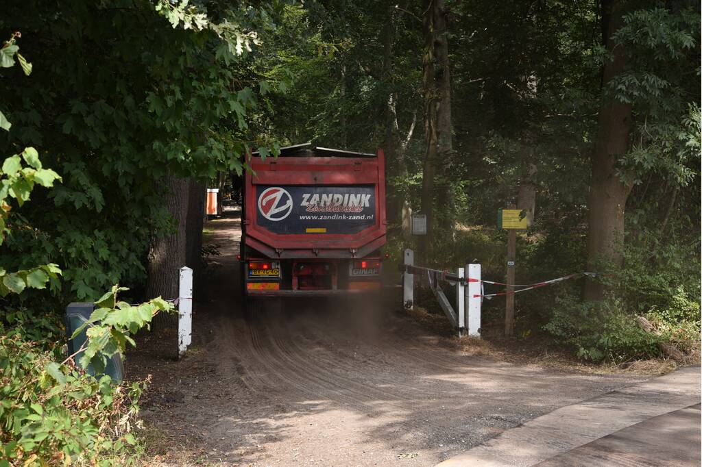 Voorbereiding voor ontploffing van bom in vollegang