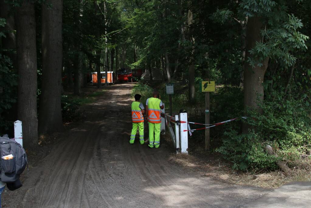 Voorbereiding voor ontploffing van bom in vollegang