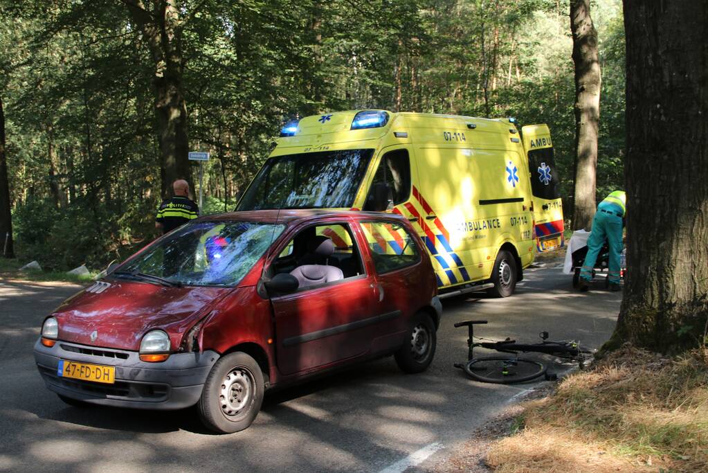 Wielrenner gewond na aanrijding