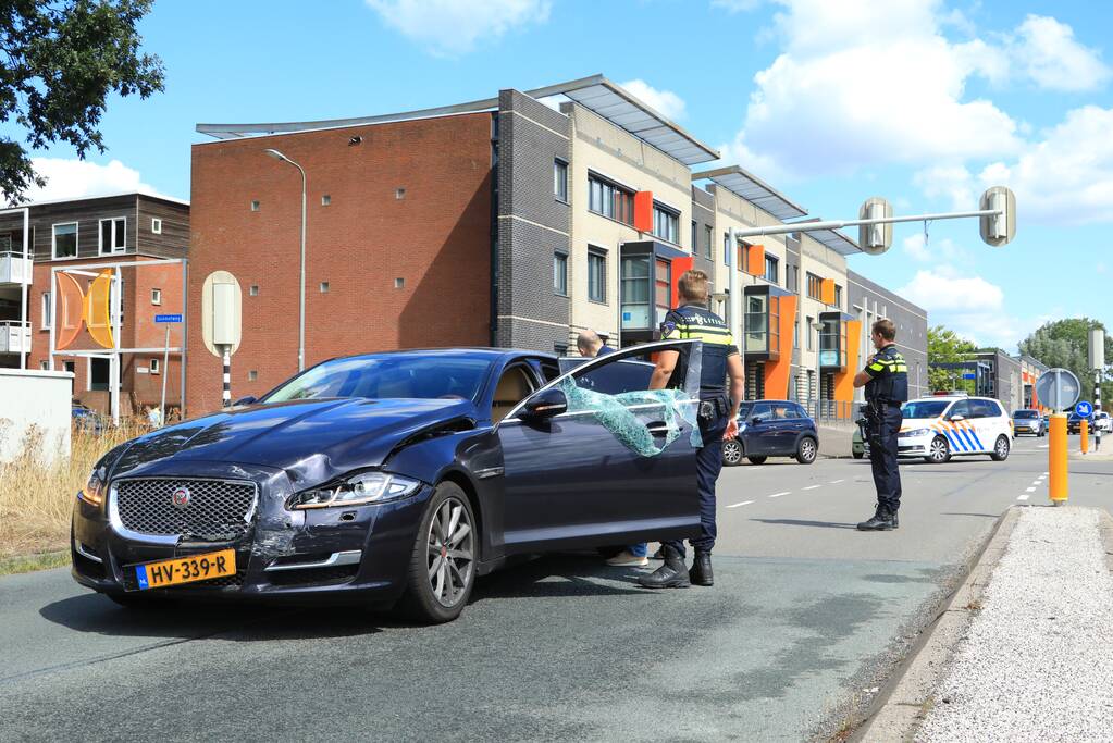 Weg afgesloten door ongeval