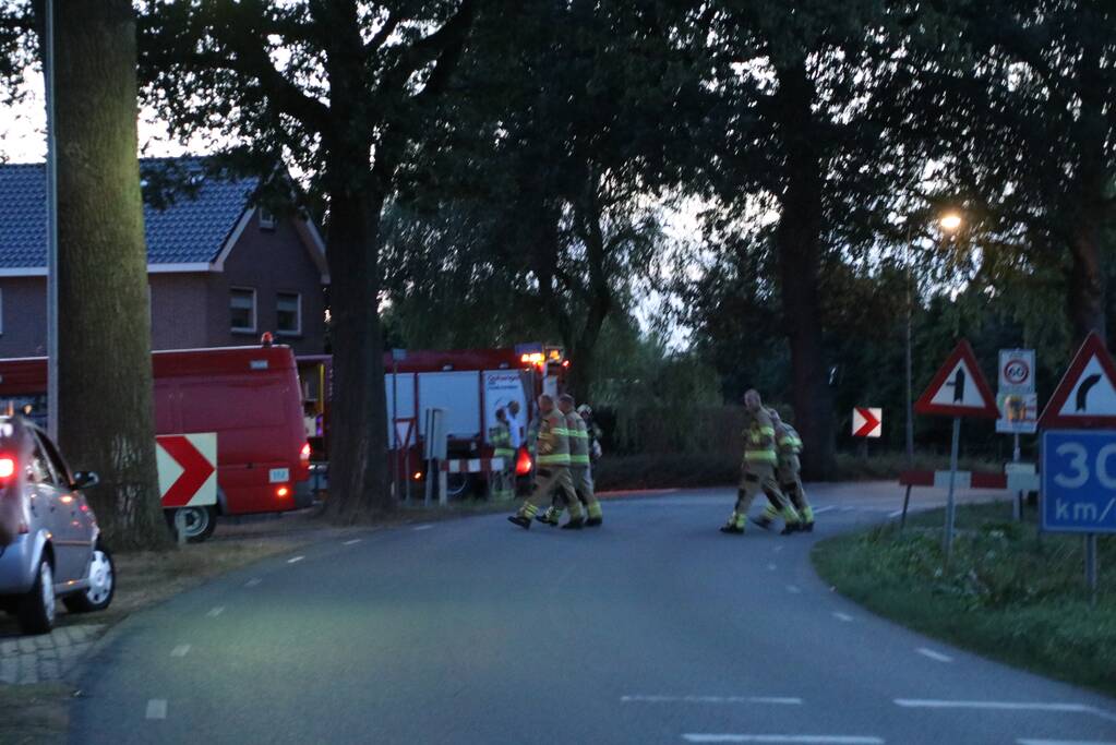 Buitenbrand blijkt barbecue bij gekraakte boerderij