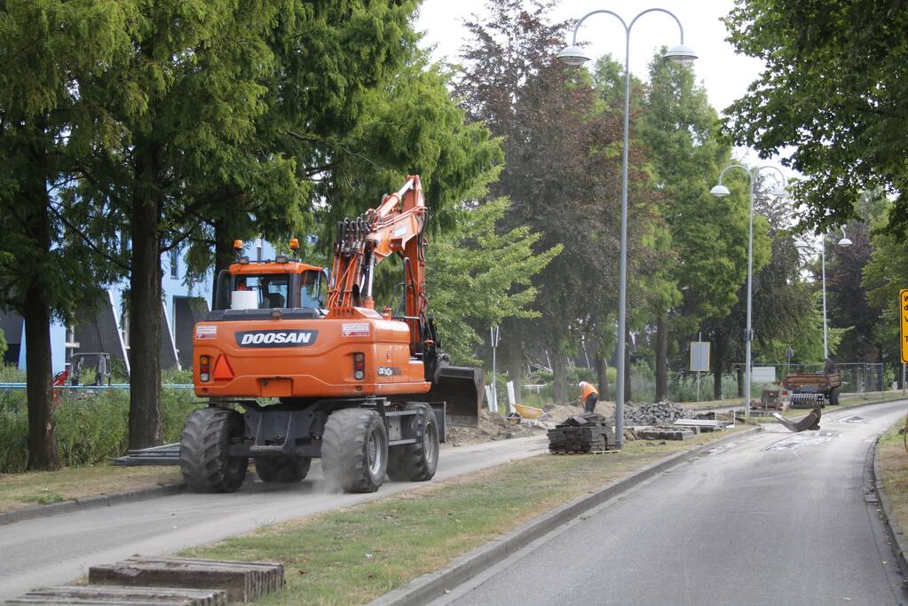 Wegwerkzaamheden fietsoversteek gestart