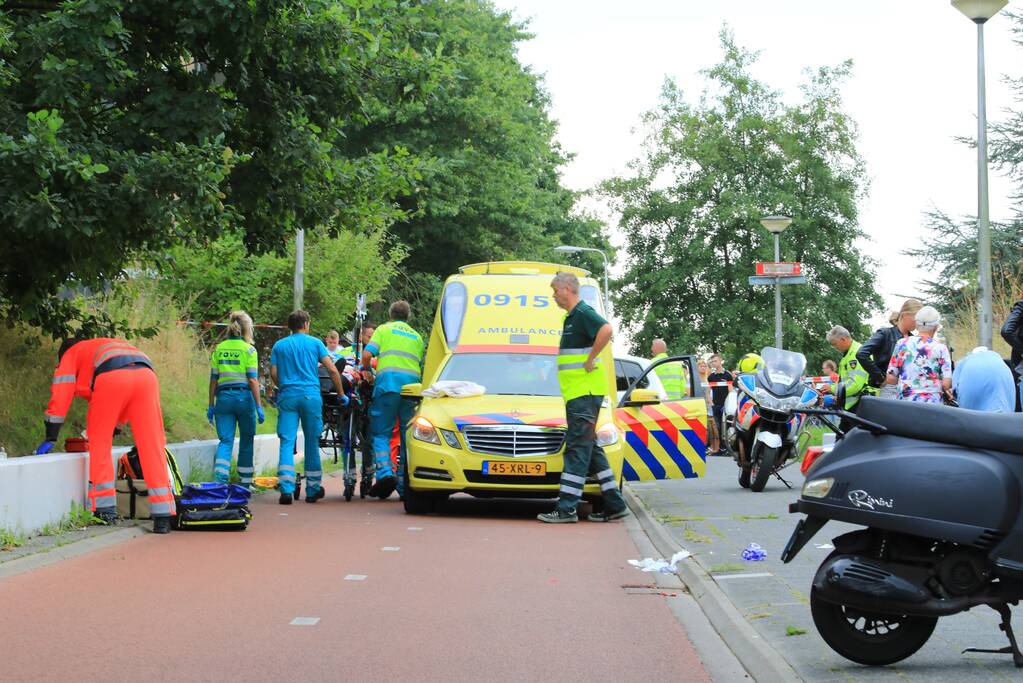 Fietser zwaargewond na ongeval