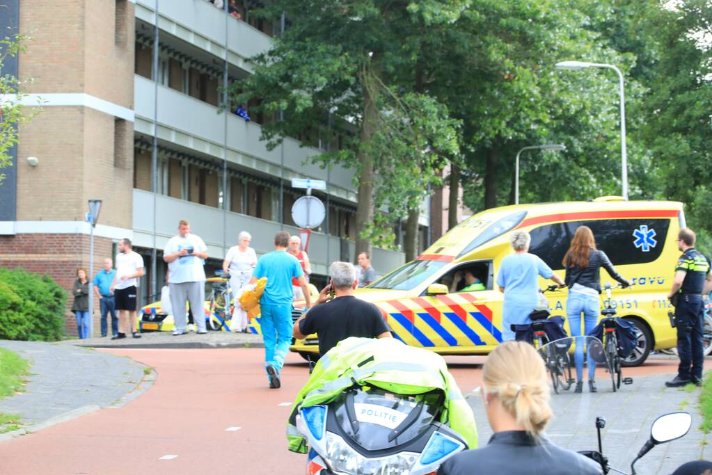 Fietser zwaargewond na ongeval