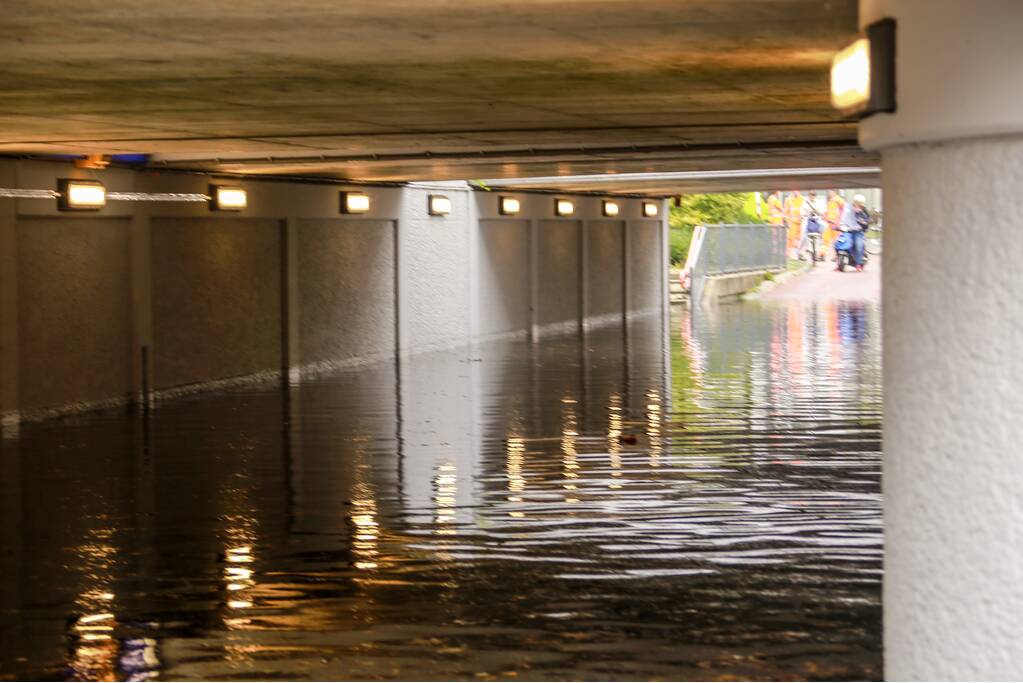 Regenbuien zorgen voor veel wateroverlast