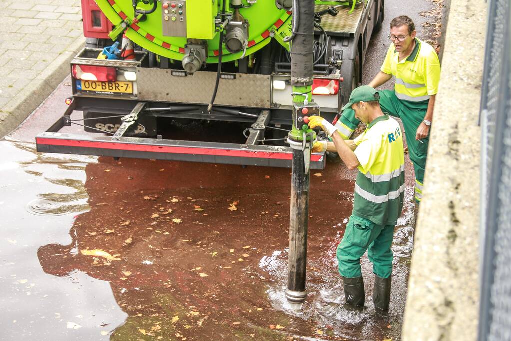 Regenbuien zorgen voor veel wateroverlast