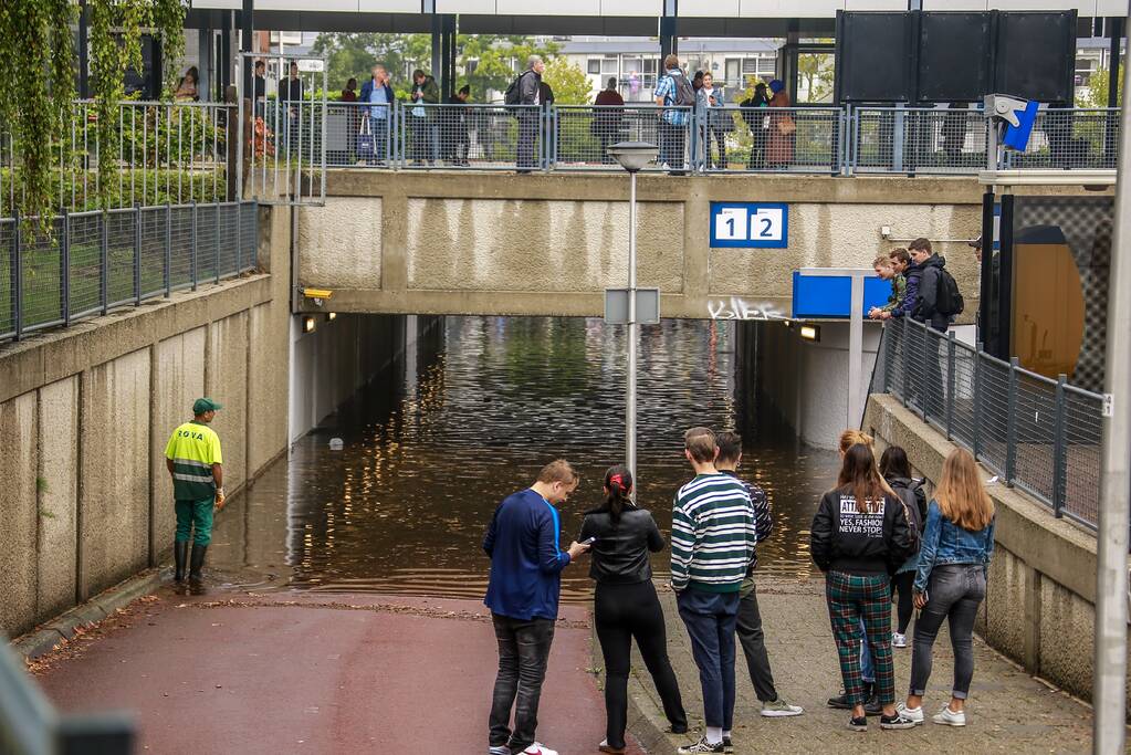 Regenbuien zorgen voor veel wateroverlast