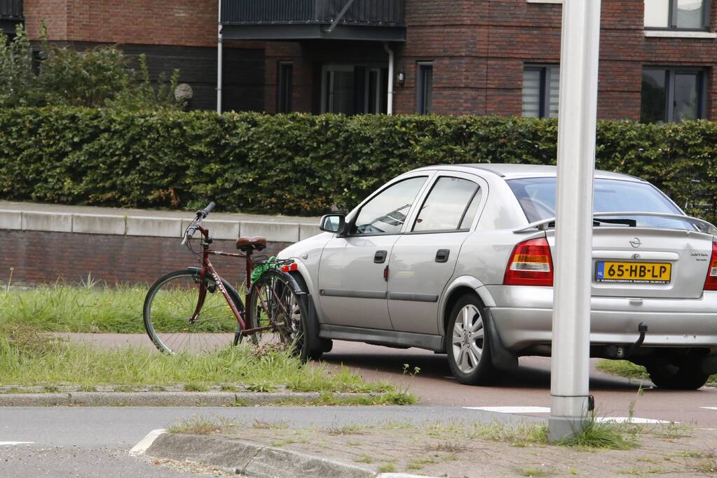 Fietser gewond na aanrijding met auto