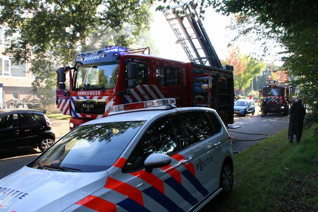 Uitslaande brand in flat