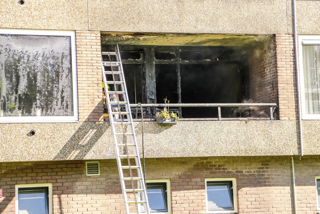 Uitslaande brand in flat