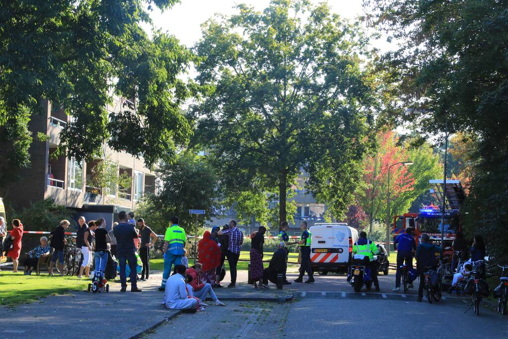 Uitslaande brand in flat