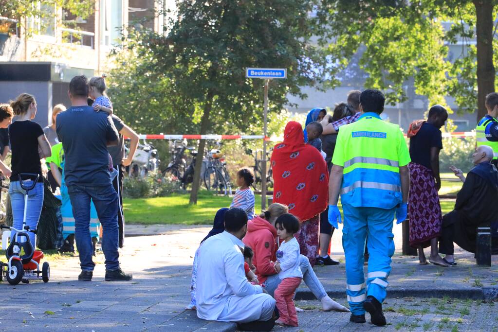 Uitslaande brand in flat