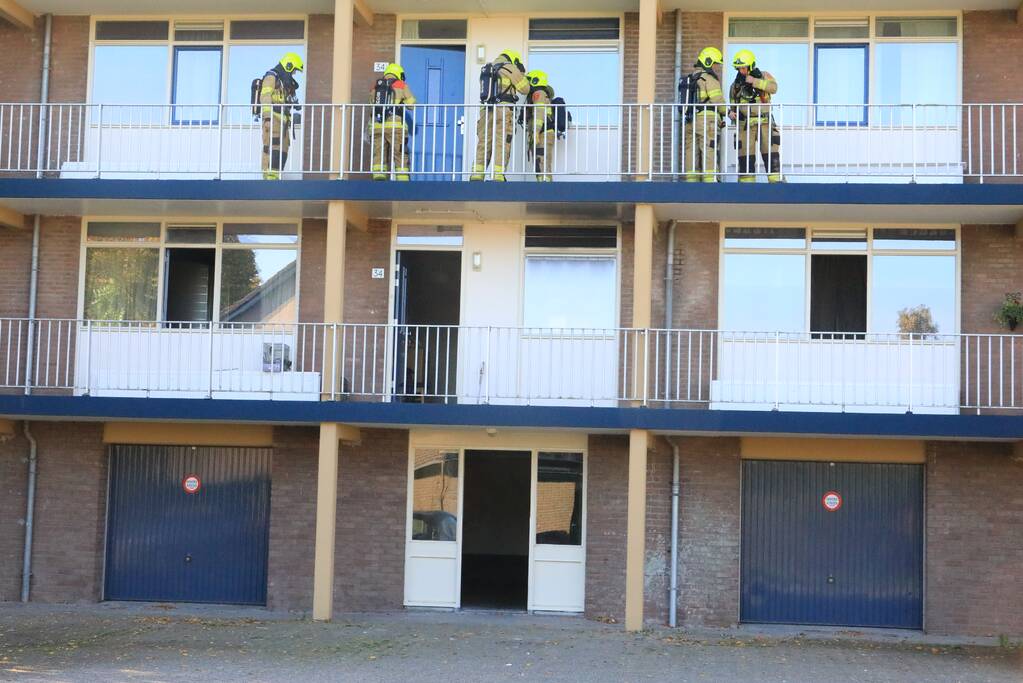 Uitslaande brand in flat