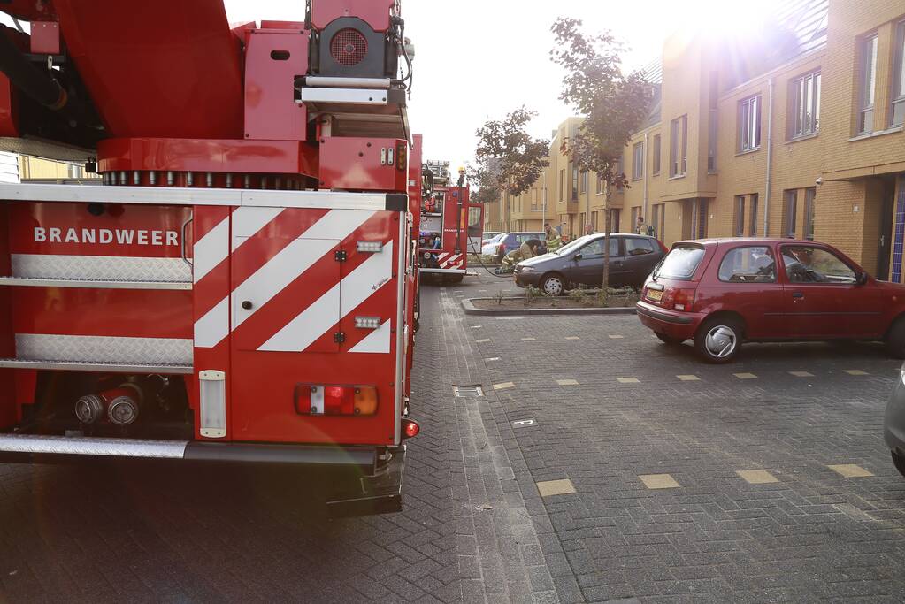 Veel rook bij brand in keuken