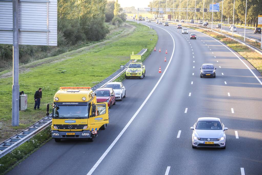 Schade na kop-staartaanrijding