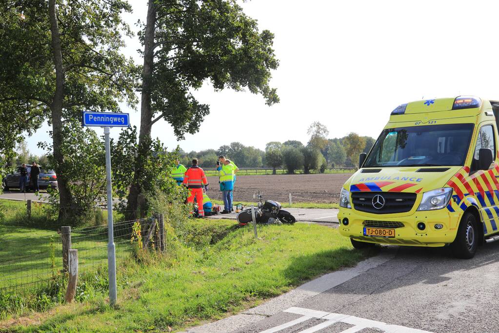 Scooterrijder overleden na aanrijding met auto