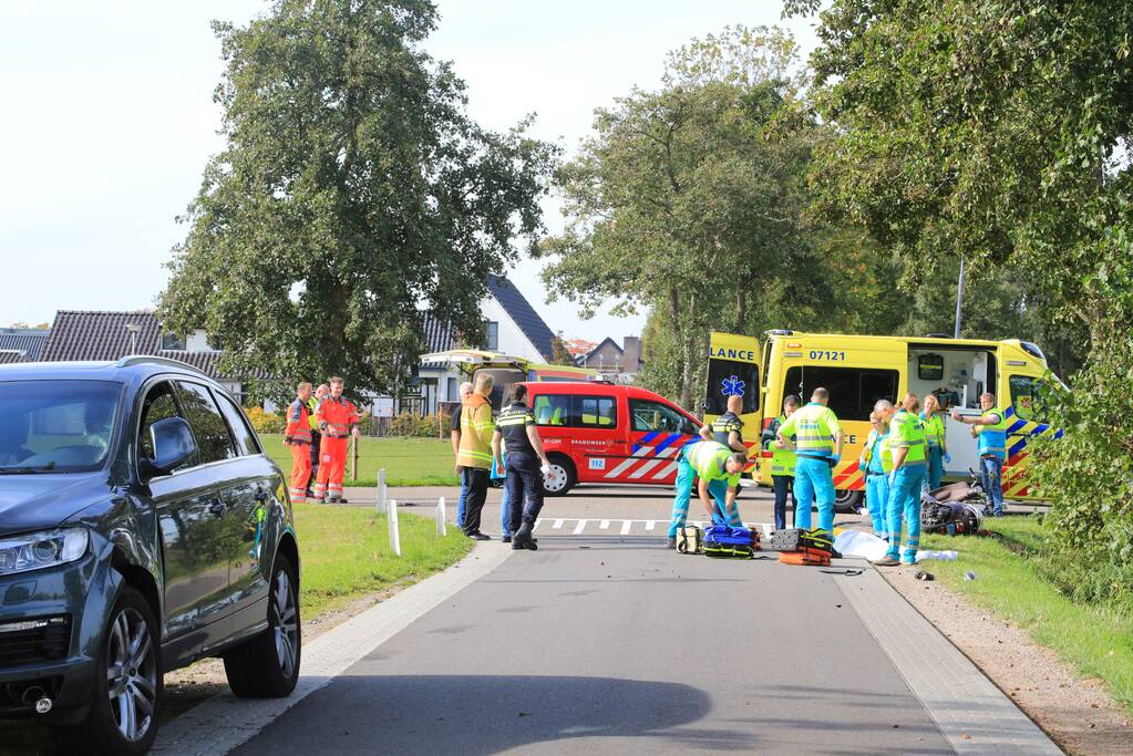 Scooterrijder overleden na aanrijding met auto