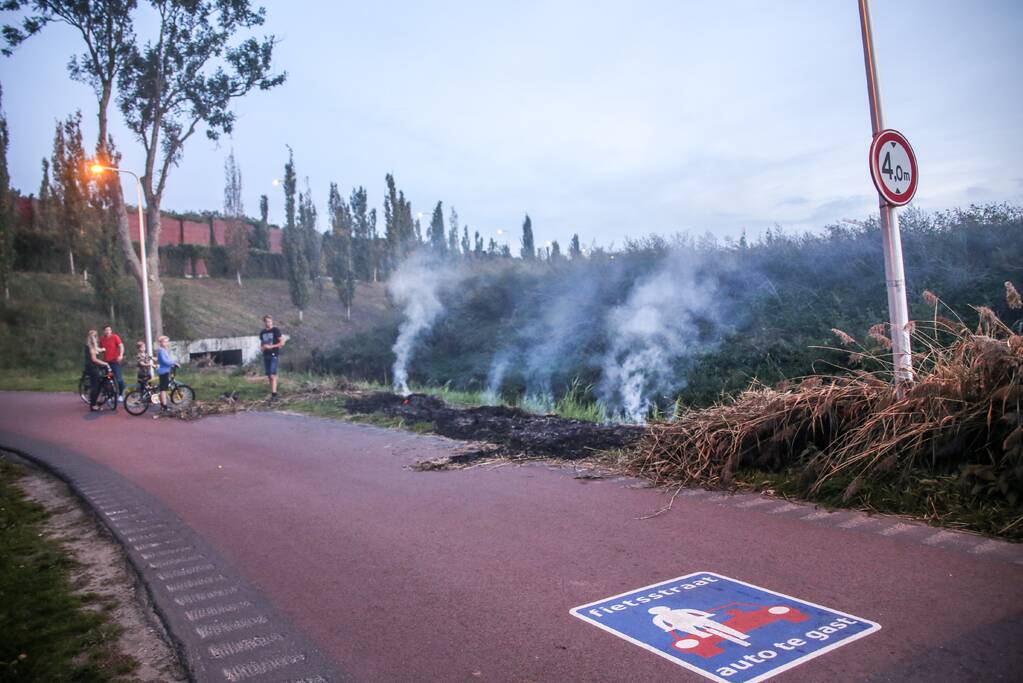 Lean (10) en Alec (8) blussen brand