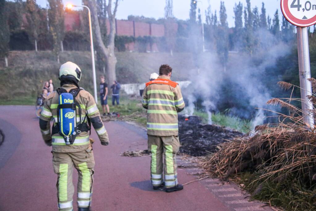 Lean (10) en Alec (8) blussen brand