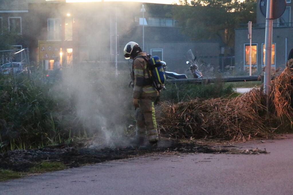 Lean (10) en Alec (8) blussen brand