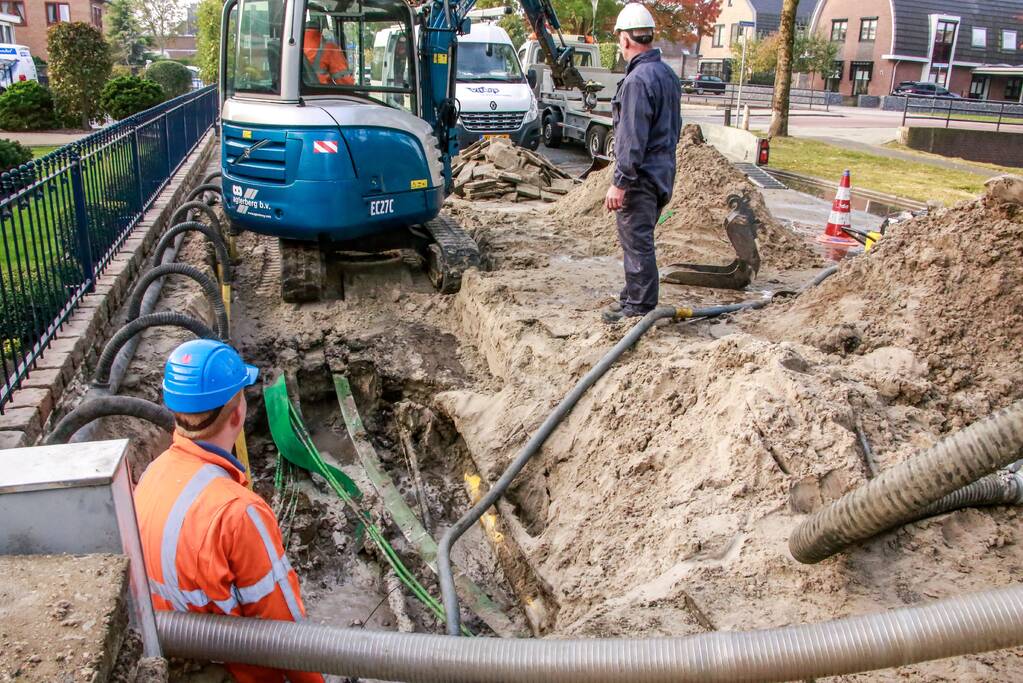 Woningen zonder water door flinke waterlekkage