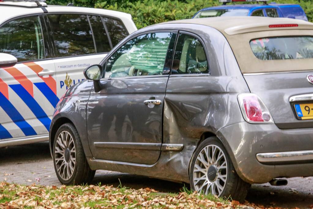 Schade bij botsing op kruising