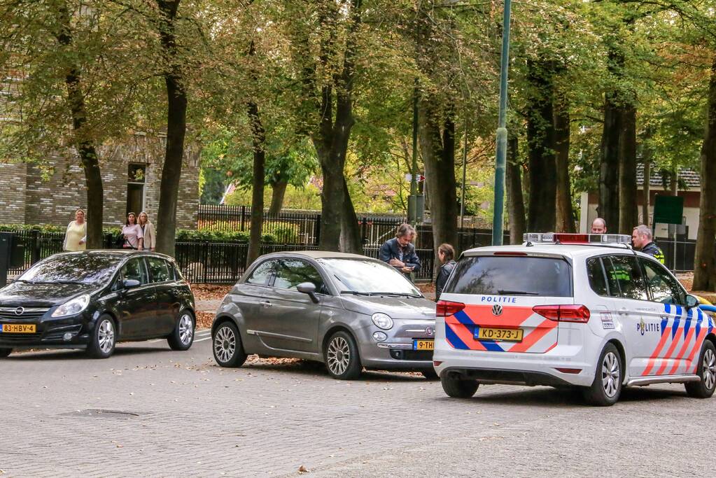 Schade bij botsing op kruising