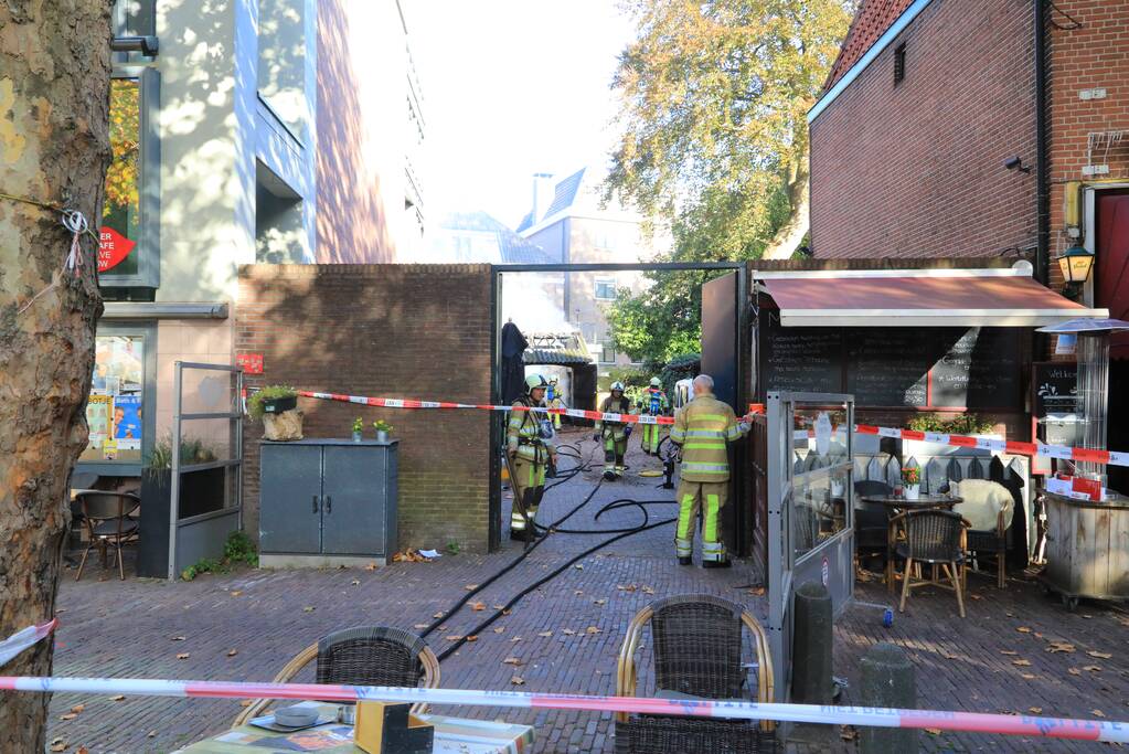 Brand in opslag Bistro 't Kannetje