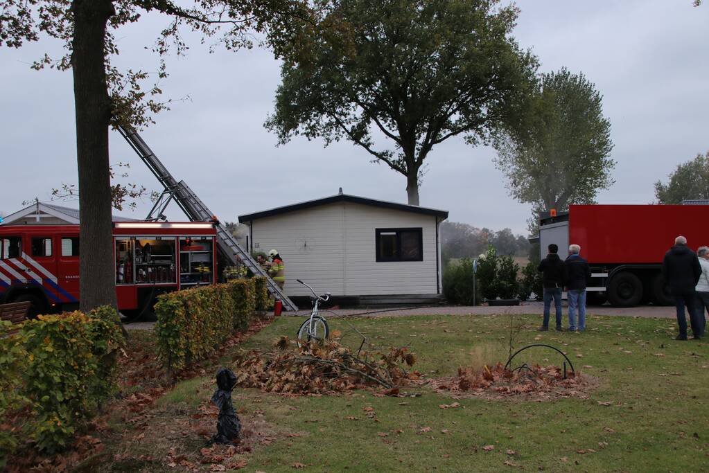 Chalet brandt uit