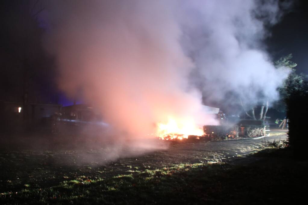 Forse brand op camping Bergbad