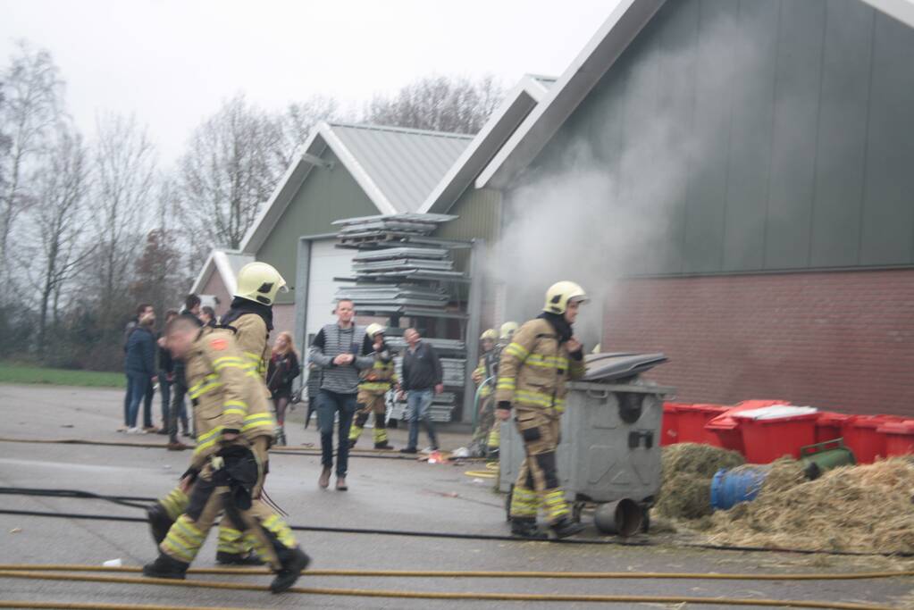 Brand in schuur