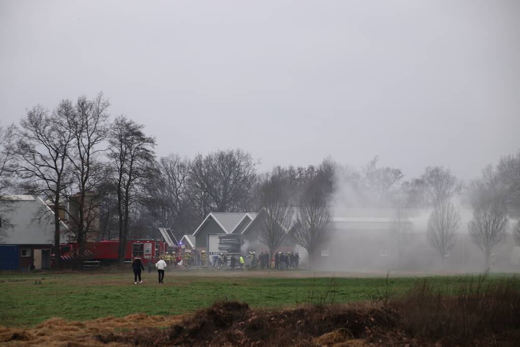 Brand in schuur