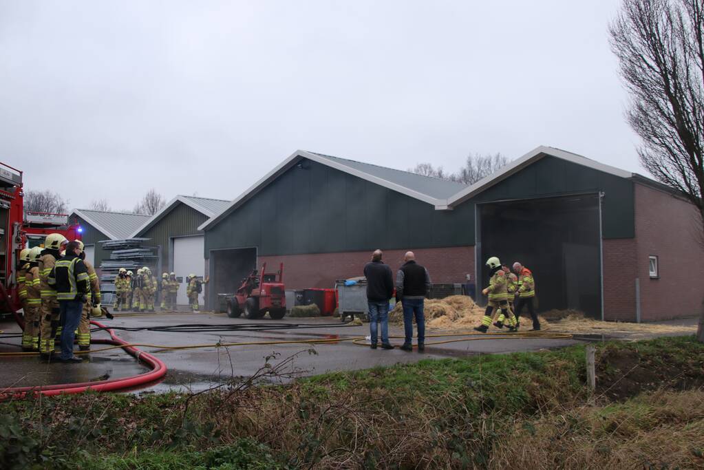 Brand in schuur