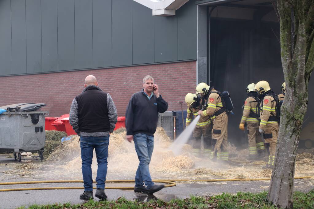 Brand in schuur