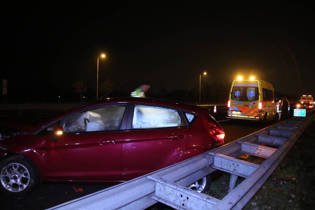 Flinke schade bij aanrijding op de snelweg (Ede)