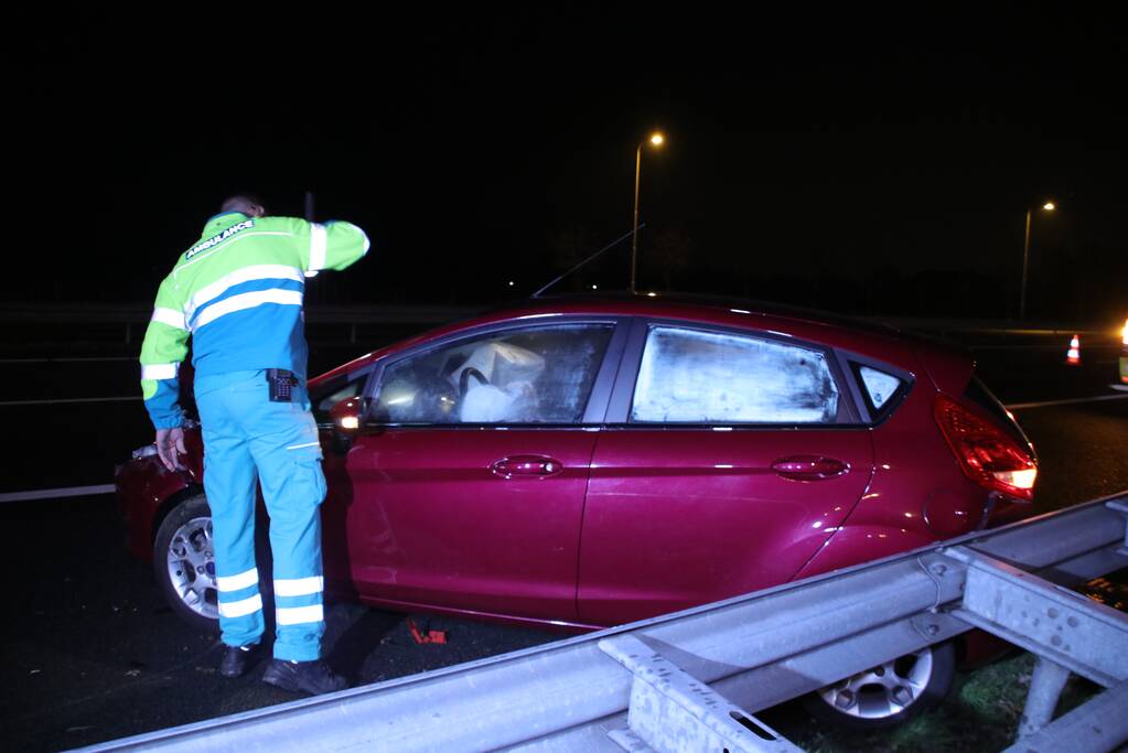 Flinke schade bij aanrijding op de snelweg (Ede)