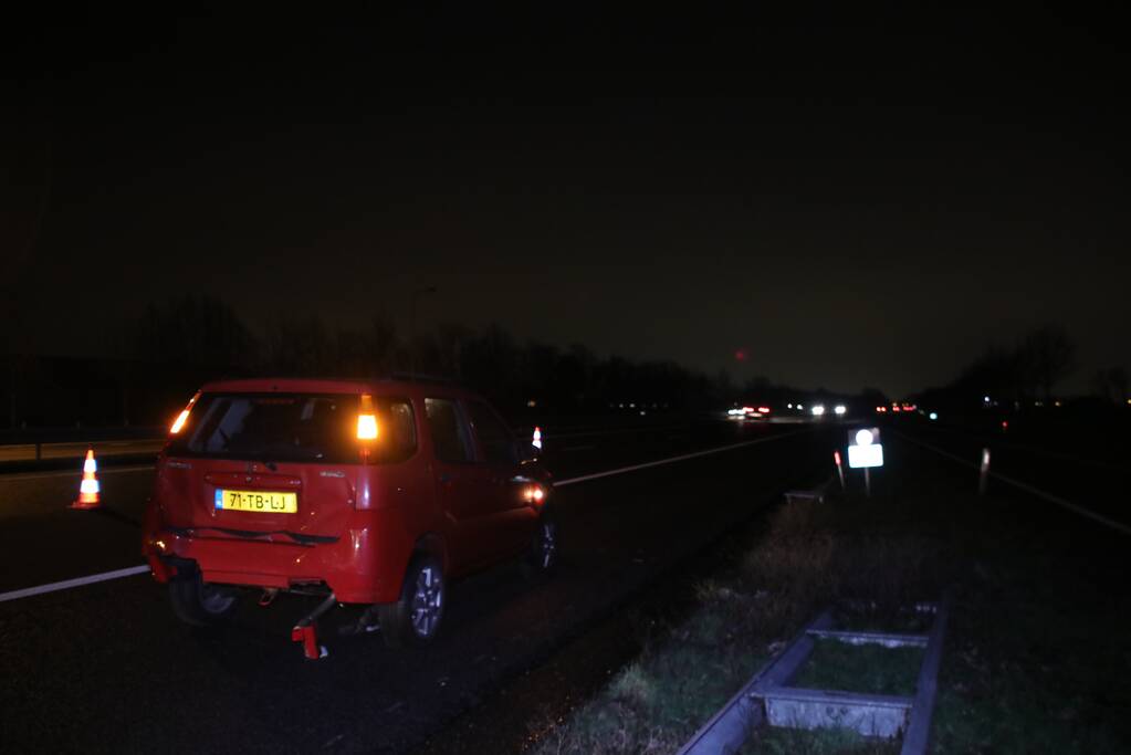 Flinke schade bij aanrijding op de snelweg (Ede)