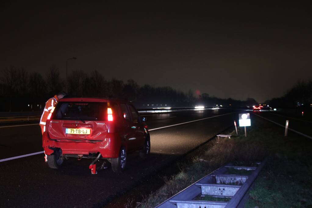 Flinke schade bij aanrijding op de snelweg (Ede)