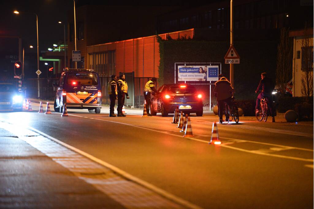 Alcohol controle na afloop Gelderpop (Nijkerk)