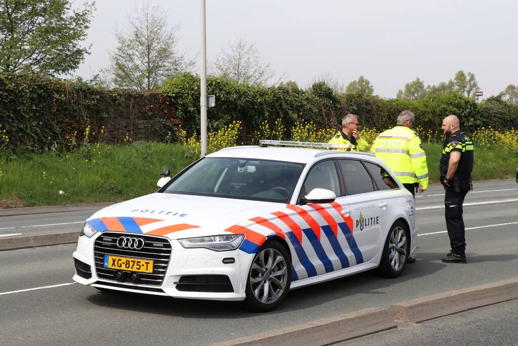 Gewonde bij kop-staart aanrijding