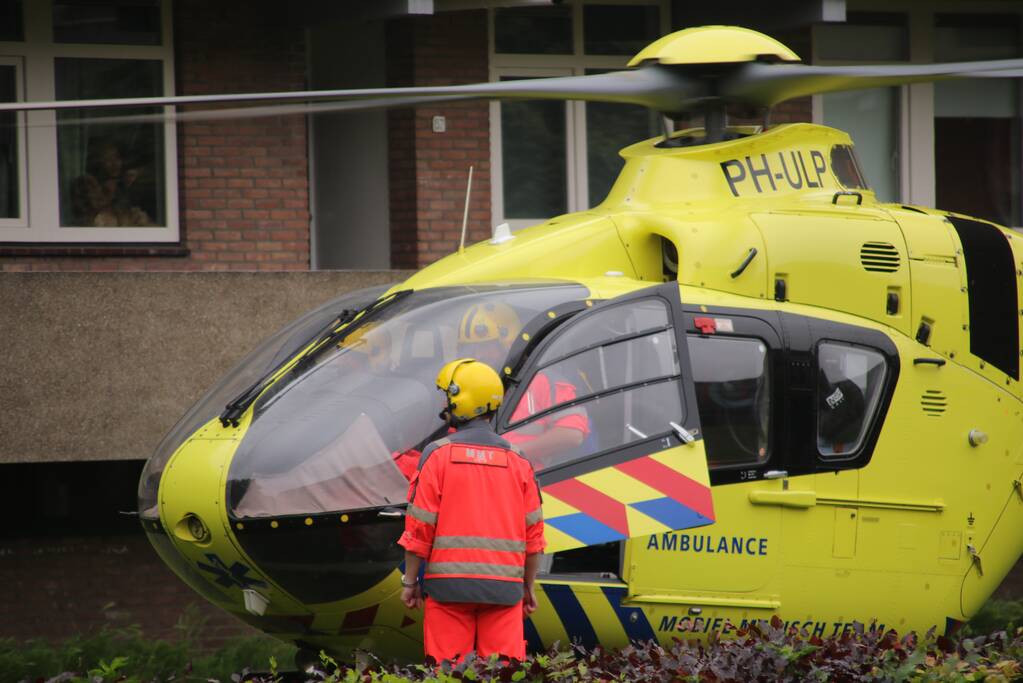 Vrouw raakt gewond na val van trap