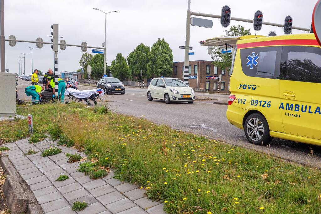 Scooterrijder gewond bij eenzijdig ongeval