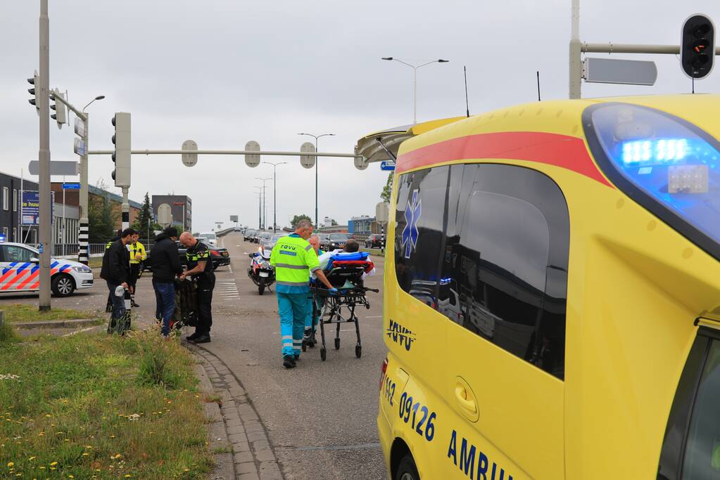 Scooterrijder gewond bij eenzijdig ongeval