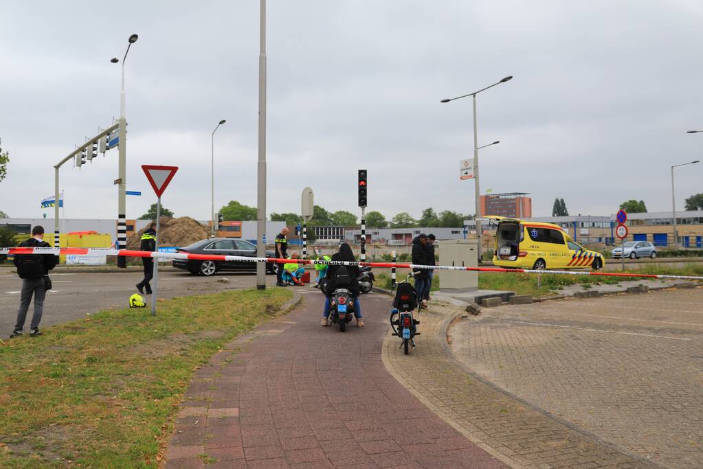 Scooterrijder gewond bij eenzijdig ongeval